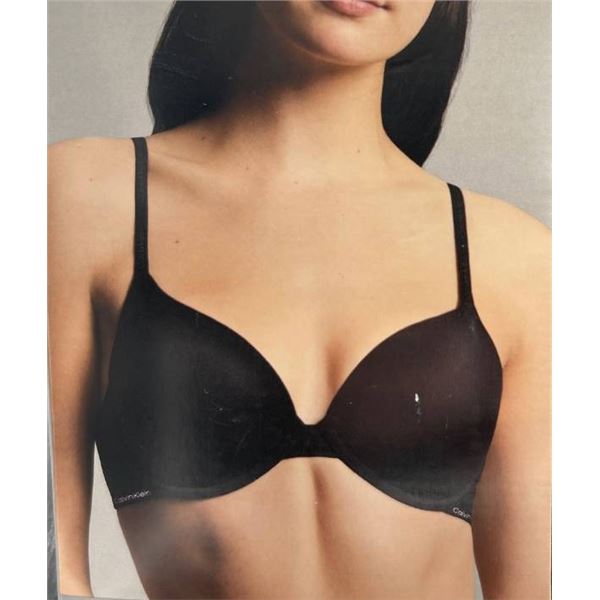 Calvin Klein 2-Pack Push Up Plunge Bras – Size 38D