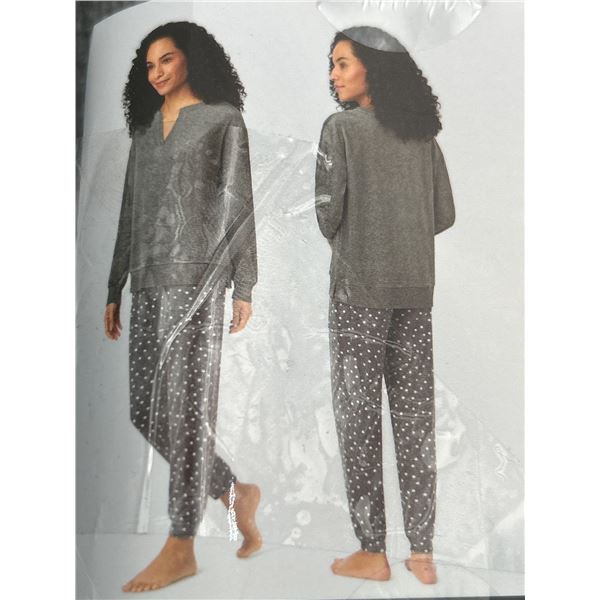 Nautica 2-Piece Women’s Sleepwear Set, Gray, Size Large