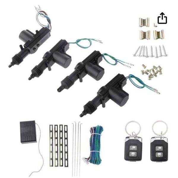 Central Door Lock System with Remote and Master/Slave Locks