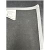 Image 2 : Gray Woven Fabric Mat, 17 x 30 in. Machine Washable