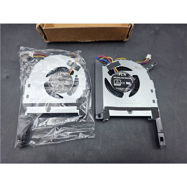 LOT OF 2 FCN Brushless Motor Laptop CPU GPU Cooling Fans
