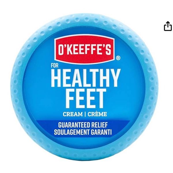 O’Keeffe’s Healthy Feet Foot Cream Relieves and Repairs Extremely Dry Cracked Feet