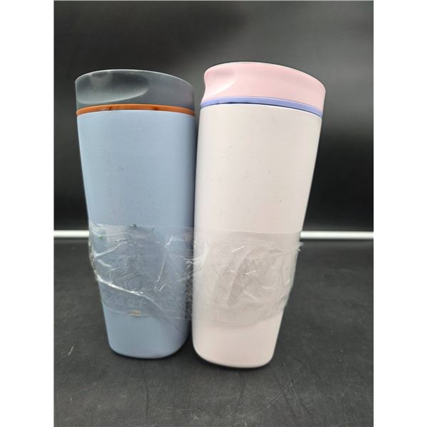 2 Owala 20oz/590mL Drink Tumblers with Lids