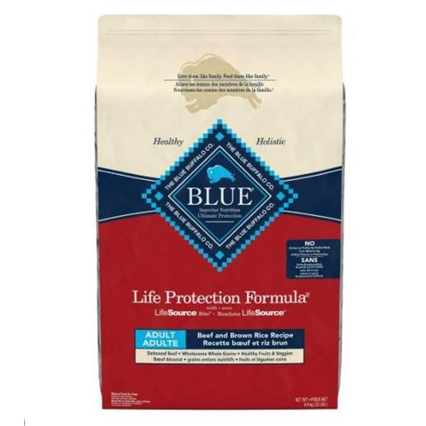 Blue Buffalo Life Protection Formula Adult Dog Food, Beef and Brown Rice Recipe, 6 LBS