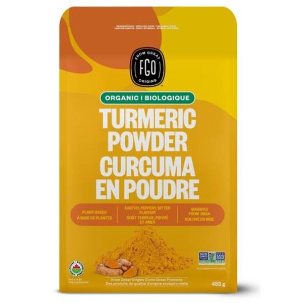 FGO Organic Turmeric Powder – 453g