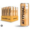 Image 1 : Atypique 12-Pack Non-Alcoholic Sparkling Beverage 355 mL Cans