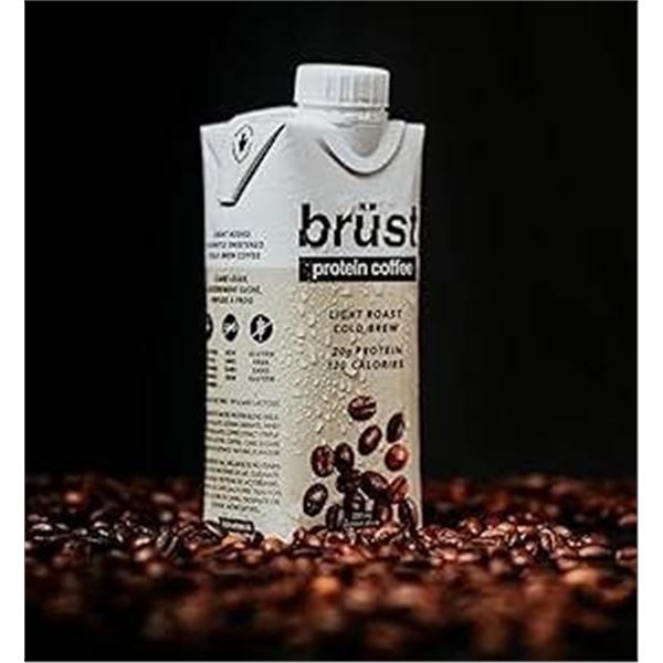 Brust Protein Coffee Light Roast Cold Brew – 12 x 330ml Units