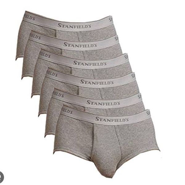 Stanfield’s Men’s Classic Briefs, 6-Pack, M/M (32-36), Combed Cotton