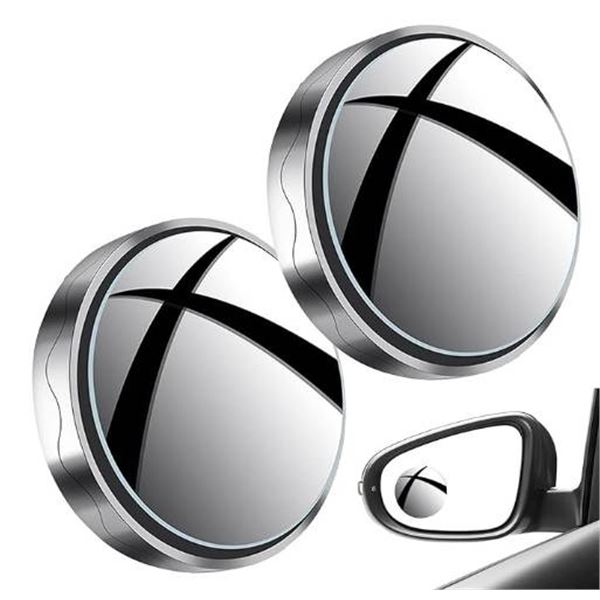 Blind Spot Mirrors with 360-Degree Adjustable Rearview – 2 pack