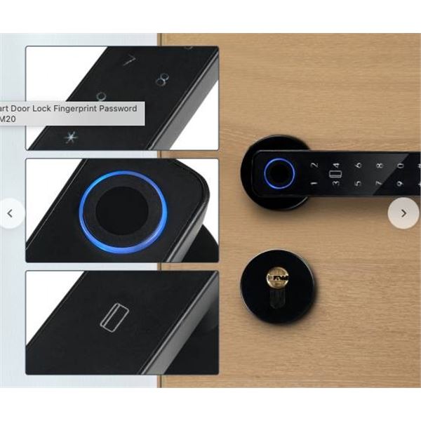 Smart Lock With Fingerprint, PIN, and App Access