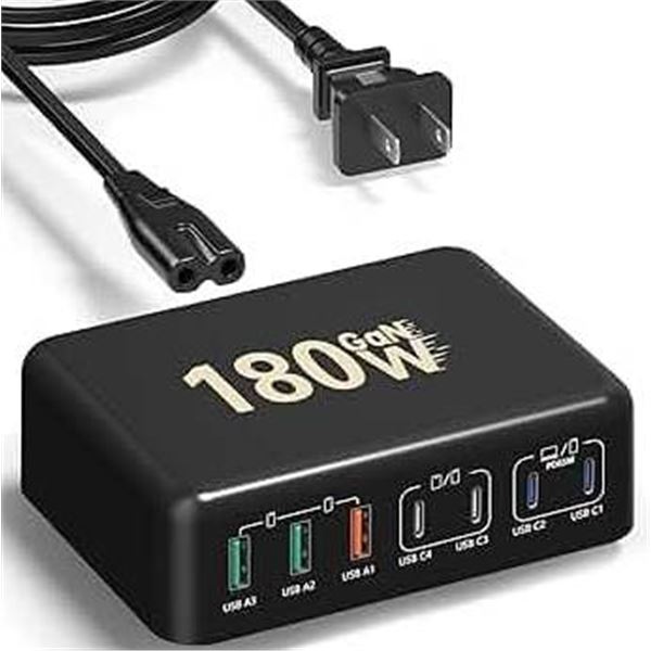 Bangfun 185W USB-C Charging Station with Multiple Ports