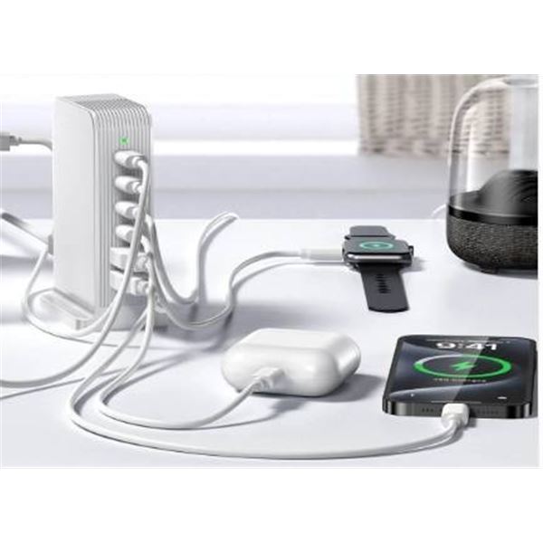 VPSUN Charging Tower with 5 USB Ports and Power Cord