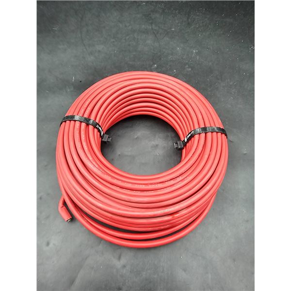 Red 10AWG 600V Wire Coil With Connector, Rated for 90°C Dry Use