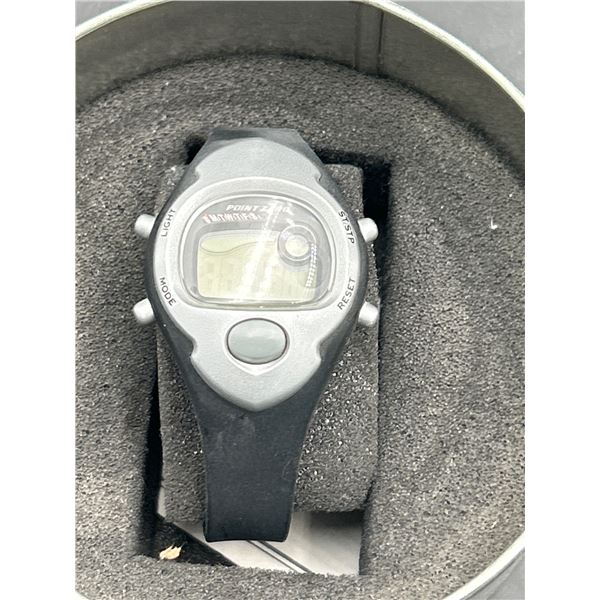 POINT ZERO  Digital Sports Watch with Black Band and Digital Display