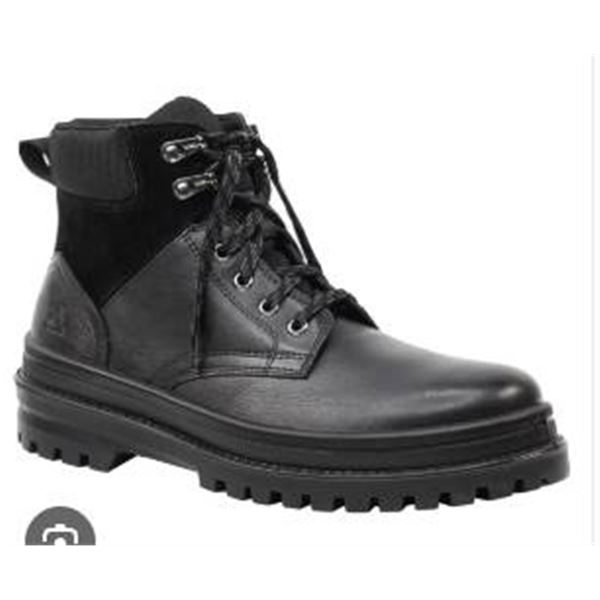 Kamik Men’s Size 10 Black Boots with Heavy-Duty Soles