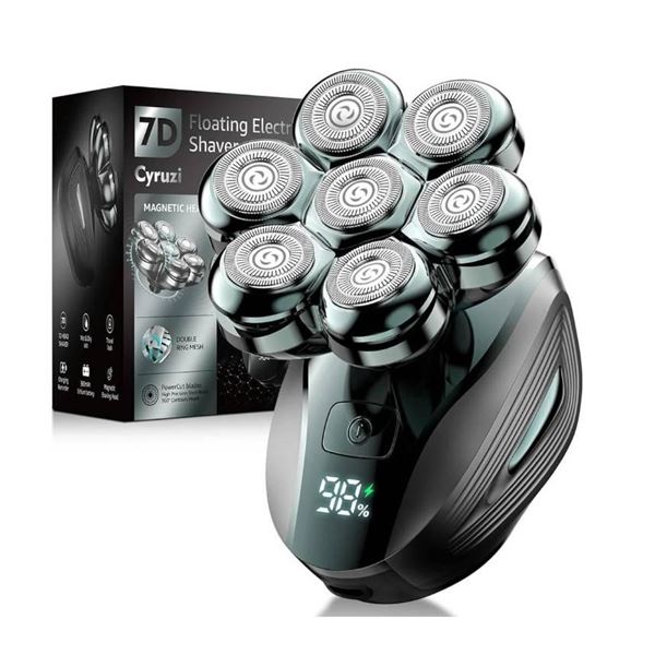 Cyruzi 7D Floating Electric Shaver MS-689 with Magnetic Head