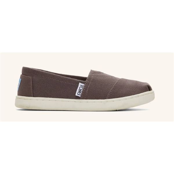 TOMS Women’s Alpargata Classic Ash Recycled Cotton Canvas Size 7
