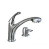 Image 1 : Delta Debonair Pull-out Kitchen Faucet, Stainless Steel