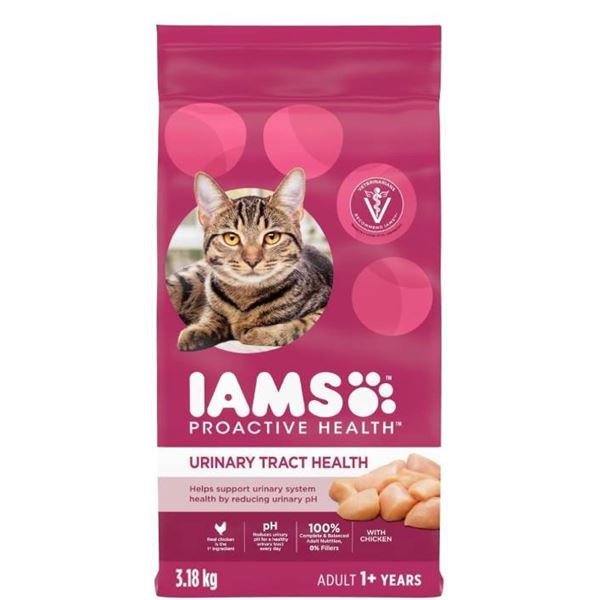 IAMS Proactive Health Urinary Tract Health Adult Dry Cat Food – with Chicken – 3.1