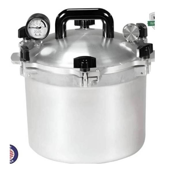 All American Model 910 Heavy Cast Aluminum Pressure Canner/Cooker, 10.5 Quart