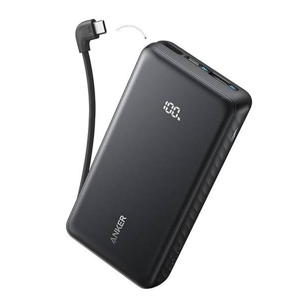 Anker A1691 Zolo Power Bank 20W/30W with Built-in USB-C Cable