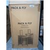 Image 3 : Pack & Fly 3-Piece Silver Suitcase Spinner Wheel Set with Cabin, Medium, and Large Sizes
