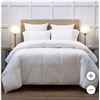 Image 1 : Simons King Size White Down Comforter, RDS Certified, 90 Inches x 98 Inches