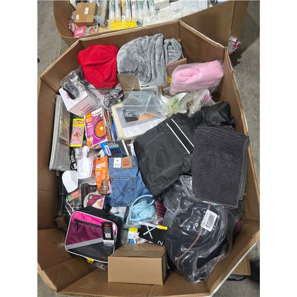Pallet #1103 – Lot of Assorted Household and Miscellaneous Items