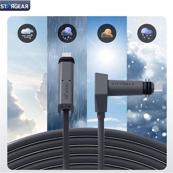 Lot of Starlink StarGear SG2300SPX-C4 Cable With Starlink Ethernet Adapter for Wired External Networ