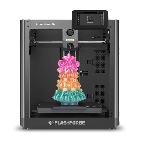 FlashForge Adventurer 5M 3D Printer, 220x220x220mm Print Size