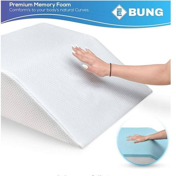 Ebung Knee Pillow AND Elevating Leg Rest Pillow Set