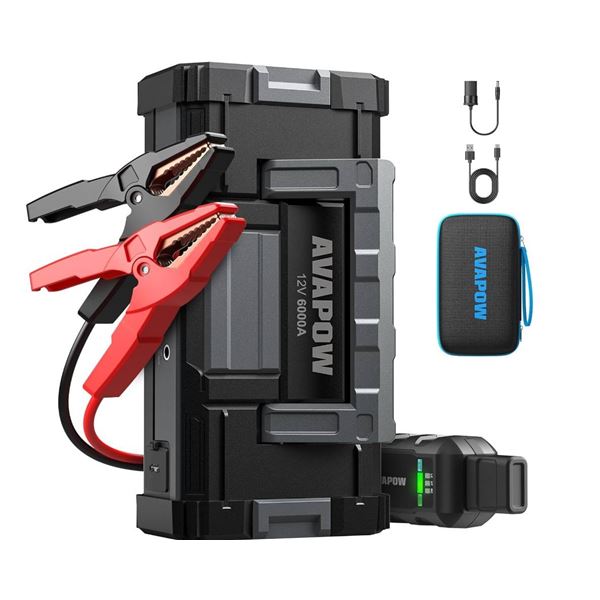 AVAPOW 6000A Car Jump Starter and Power Bank, Model A68