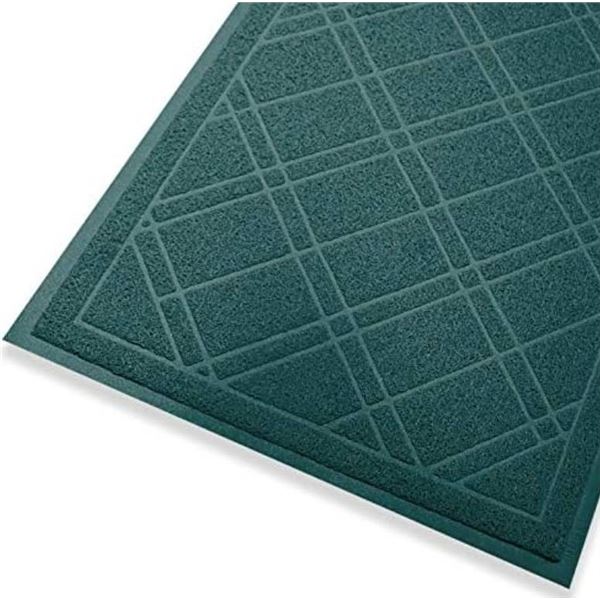 Lot of 2 – Green SlipToGrip Door Mats, Model 42 x 35 Inches