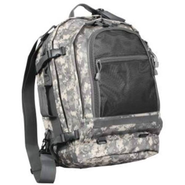 Rothco M.O.L.L.E. Gear Backpack in Digital Camo Design, Multi-Compartment