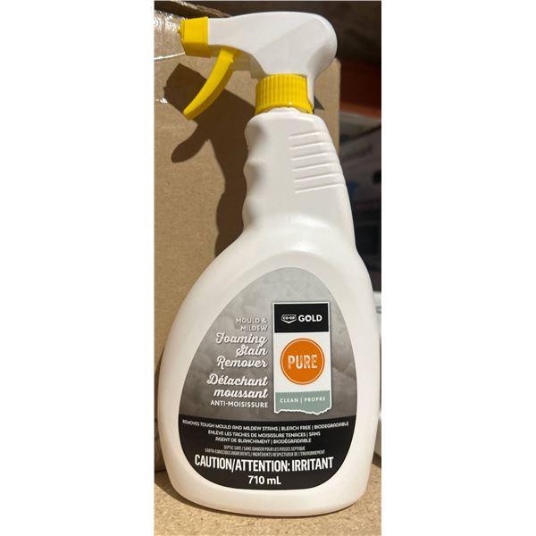 12 x 710ml Co-op Gold PURE Mold And Mildew Foaming Stain Remover