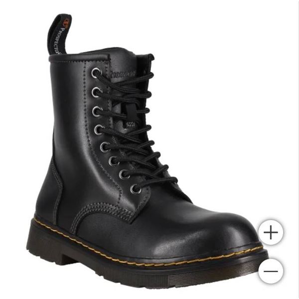 Prospector Unisex  Leather Lace-Up Boots – Size 8