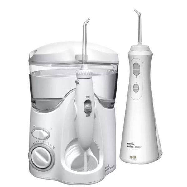Waterpik Ultra Plus And Cordless Enhance Water Flosser Bundle