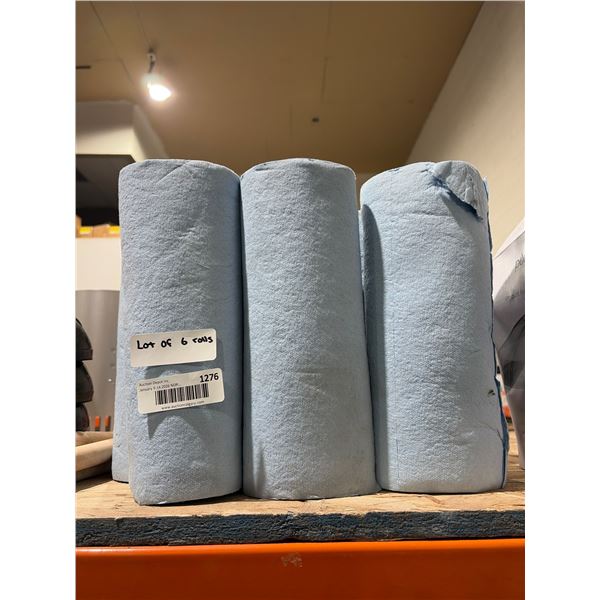 Lot of 6 Scott Shop Towels, Blue, 55 Count