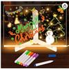 Image 1 : LOT OF 7 –  Led Drawing Board, LED Note Board with 7 Color Pen, Light Up Drawing Memo Board