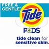 Image 1 : Tide Free and Gentle Pods Unscented Laundry Detergent – 152 Count