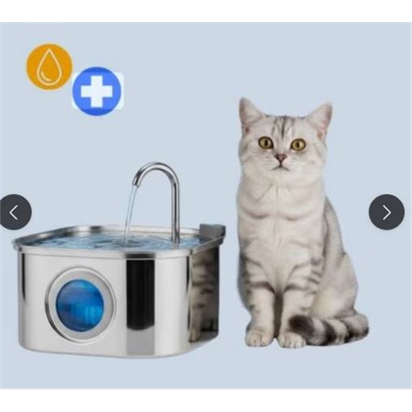 Pet  Water Fountain, 3.2L (108oz), SUS 304