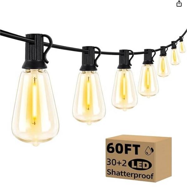 Outdoor Backyard String Lights X0046S0WAL for Pool Area Lighting