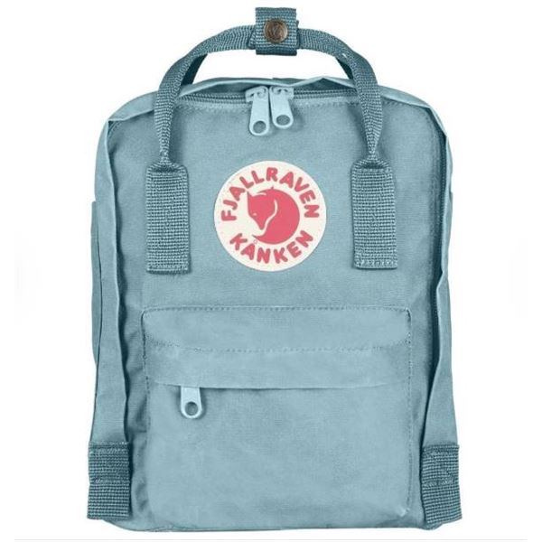 Fjallraven Kanken Mini Backpack, Style 23561, Sky Blue