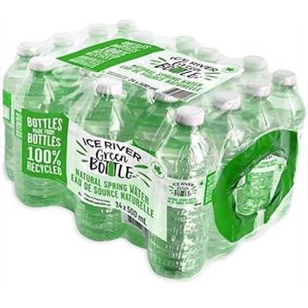 Ice River Green Bottle Natural Spring Water 22x500mL Bottles