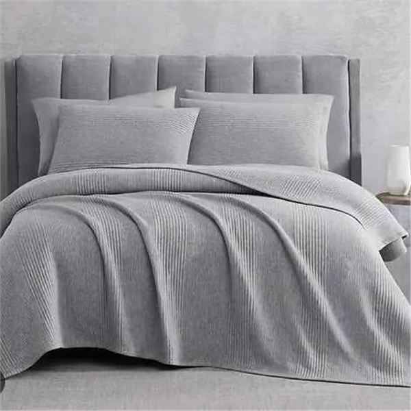 Brooklyn Loom 3-Piece Queen Coverlet Set with 2 Shams