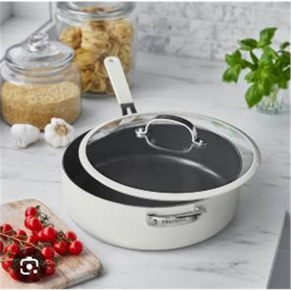 GreenPan 6.2 Quart Saute Pan with Lid, Ceramic Nonstick Coating, PFAS-Free