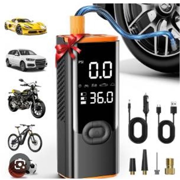 MS22C-208 Portable Tire Inflator with Digital Display