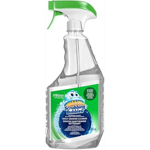 Scrubbing Bubbles Daily Shower Cleaner, 3 x 946 mL