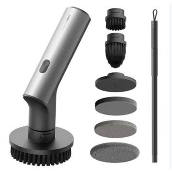 HOTO Cordless Spin Scrubber With Extendable Handle and USB-C Charging