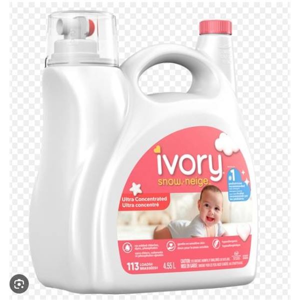 Ivory Snow-Neige Ultra Concentrated Laundry Detergent, 4.55 L